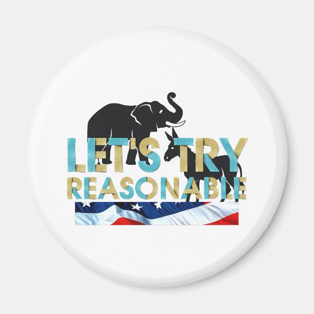 Låt oss Prova förnuftiga magneter (Framsidan)