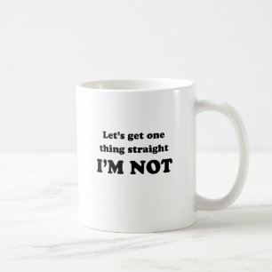 Låt oss reda ut en sak kaffemugg
