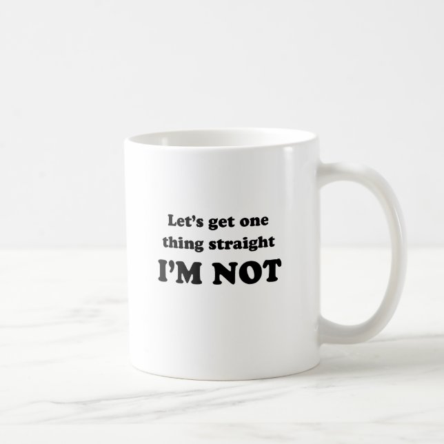 Låt oss reda ut en sak kaffemugg (Höger)