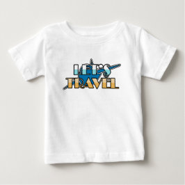Låt oss resa Flygplansdesign T Shirt