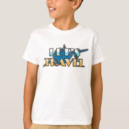 Låt oss resa Flygplansdesign T Shirt
