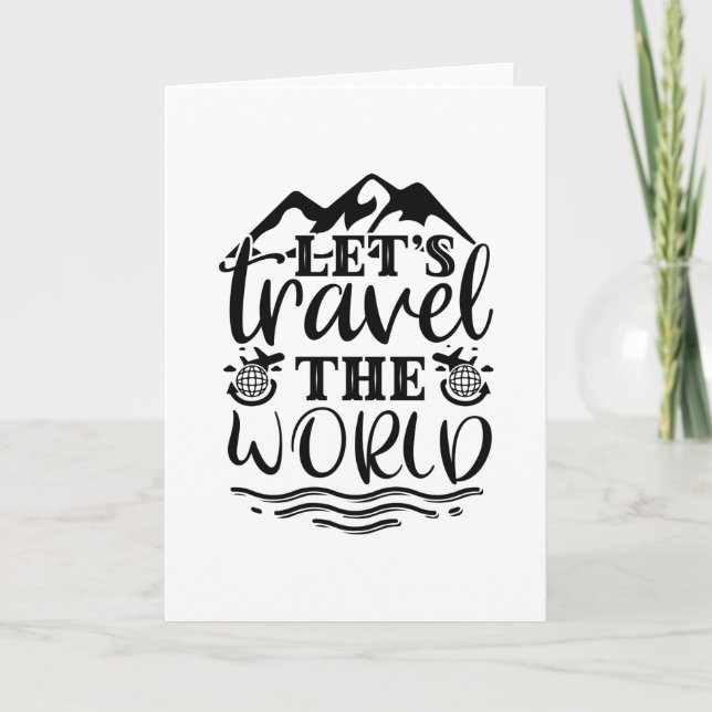 Låt oss resa i världen kort (Framsida)