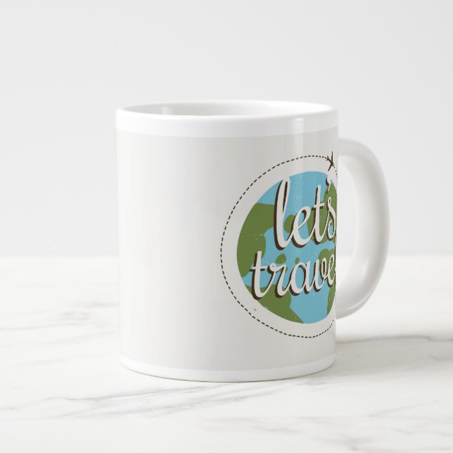 Låt oss resa jumbo mugg (Framsida höger)