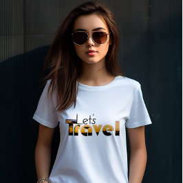 Låt oss resa | Sol Set Helgdagars T Shirt