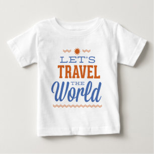 Låt oss resa till världen t shirt