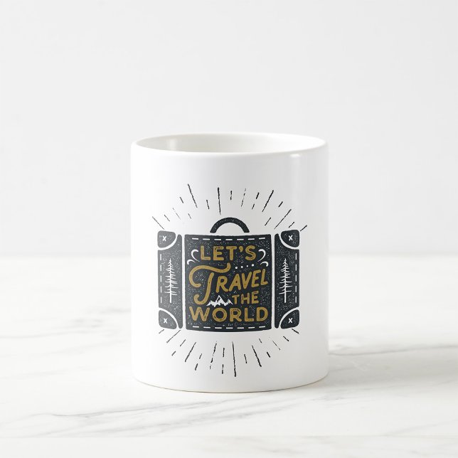 Låt oss resa världen över kaffemugg (Skapare uppladdad)