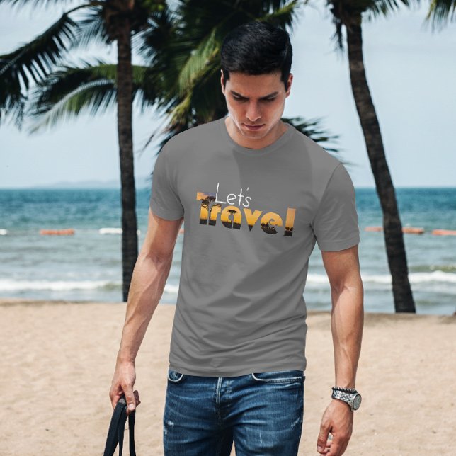 Låt oss resetypo | Vacation Tee | Helgdag T Shirt (Lets Travel Holiday T shirt)