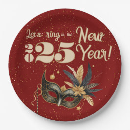 Låt oss ring det nya året party Glamous Red