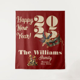 Låt oss ring i nyårsaftonen party Glamous Red