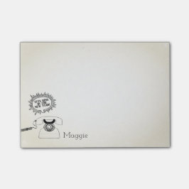 Låt oss ringa i det nya året post-it block