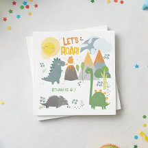 Låt oss roar Dino party barns födelsedag
