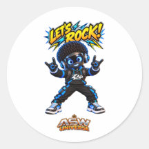 Låt oss rocka! Zap Cute AI Robot Rock and Roll