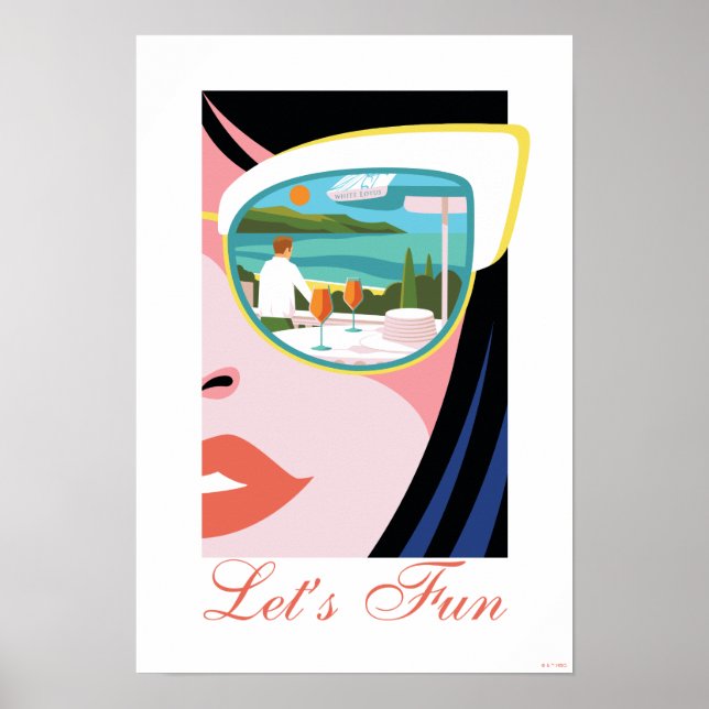Låt oss Roligt - Vita Lotus Poster (Framsidan)