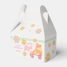 Låt oss Roll Girl Roller Skating Födelsedagsfest Presentaskar