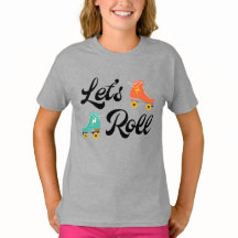 Låt oss Roll Roller Skate Birthday Shirt