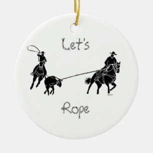 Låt oss Rope Julgransprydnad Keramik