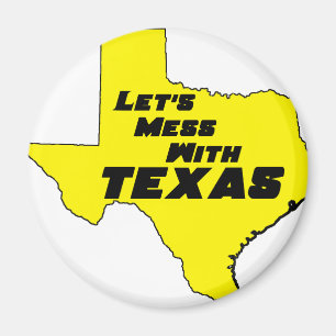 Låt oss röra med Texas gult Magnet