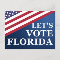 Låt oss rösta Florida Få väljare att rösta