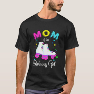 Låt oss rulla Mamma i Birthday Girl Roller Skates T Shirt