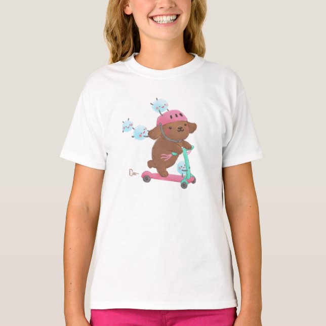 Låt oss rullningsillustration t shirt (Framsida)