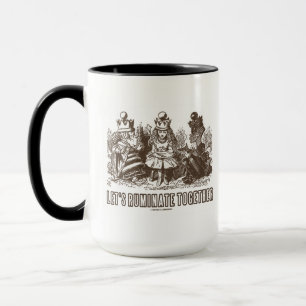 Låt oss Ruminate (Alice Red White Queens) Mugg
