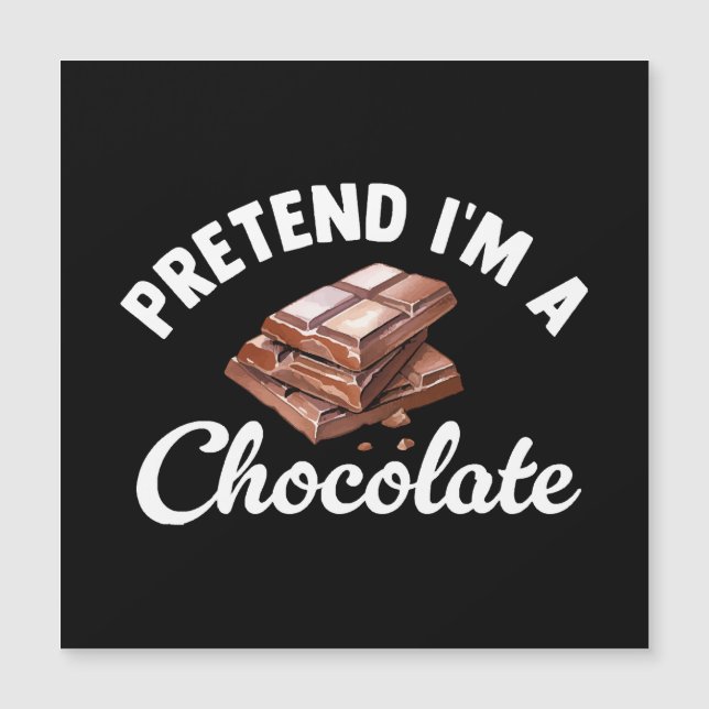 Låt oss säga att jag är en chokladbit (Framsida)