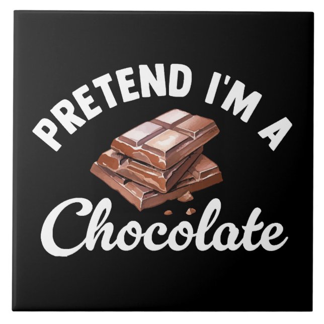 Låt oss säga att jag är en chokladbit kakelplatta (Framsidan)