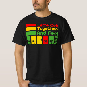 Låt oss Samla Feel Irie - Good Vibes Rasta T Shirt