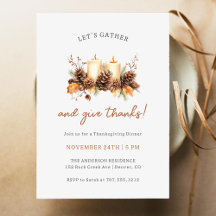 Låt oss Samla in Thanksgiving-middag