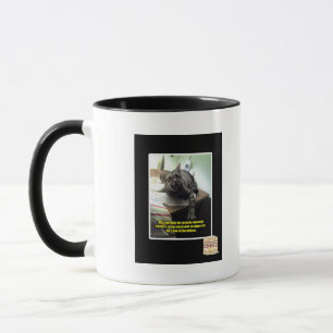 Låt oss se om hon märker det. mugg