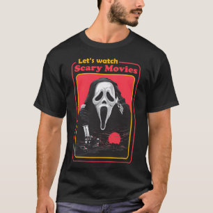 Låt oss Se Scary Movies Horror Movies Scary Hallo T Shirt