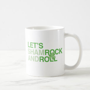 Låt oss Shamrock och Roll Kaffemugg