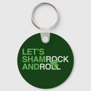 Låt oss Shamrock och Roll Nyckelring