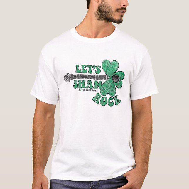 Låt oss Shamrock T-Shirt (Framsida)