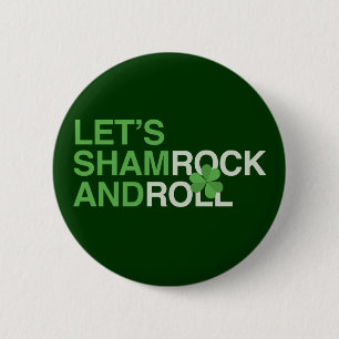 Låt oss shamrocken och rulle knapp