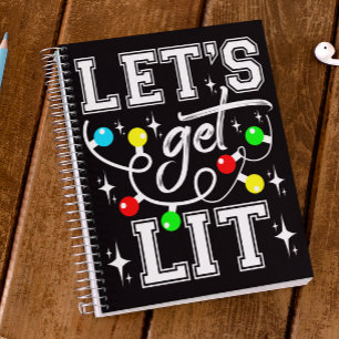 Låt oss Skaffa jultomten Party Funny - Julafton Li Anteckningsbok