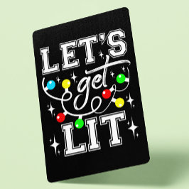 Låt oss Skaffa jultomten Party Funny - Julafton Li Casinokort