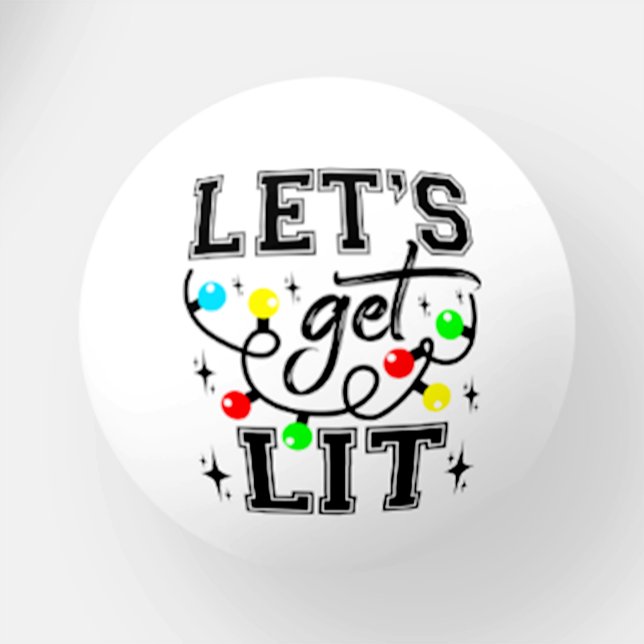 Låt oss Skaffa jultomten Party Funny - Julafton Li Pingisboll (Skapare uppladdad)