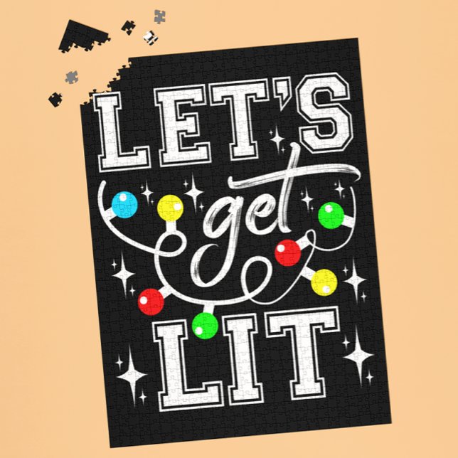 Låt oss Skaffa jultomten Party Funny - Julafton Li Pussel (Skapare uppladdad)