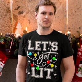 Låt oss Skaffa jultomten Party Funny - Julafton Li T Shirt