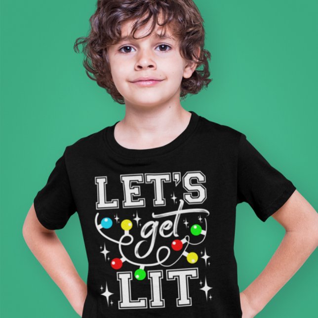 Låt oss Skaffa jultomten Party Funny - Julafton Li T Shirt (Skapare uppladdad)
