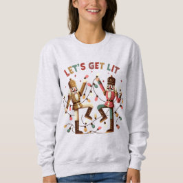 Låt oss Skaffa Lit Nutcrackers-jultröja T Shirt
