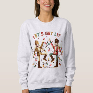 Låt oss Skaffa Lit Nutcrackers-jultröja T Shirt