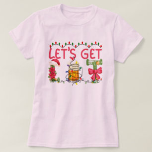 Låt oss Skaffa Roligt till julafton och Festive He T Shirt