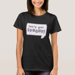 "Låt oss Skaffa Spooky!" Pastel Goth T Shirt