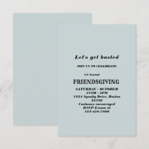 Låt oss skaka   Inbjudan till väninna