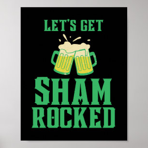 Låt oss Skuggad St. Patrick's Day Poster