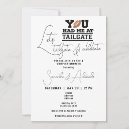 Låt oss skuvring för Tailgate & Celebrate Möhippa  Inbjudningar