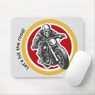 Låt oss slå på vägen Moderna motorcykel Pojkar Musmatta