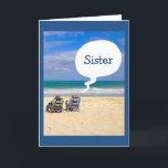 LÅT OSS SLÅARE SATTEN FÖR DITT BIRTHDAG "SISTER" KORT<br><div class="desc">HA NÅGRA ROLIGTAR SOM SKICKAR DET HÄR KORTET TILL "DIN SISTER" FÖR HENNDAGEN,  OCH DU KAN TILL OCH MED FÅ HENNE TILL SATSEN EN ROLIGT DAGS AV RELAXING OCH FIRANDE!</div>
